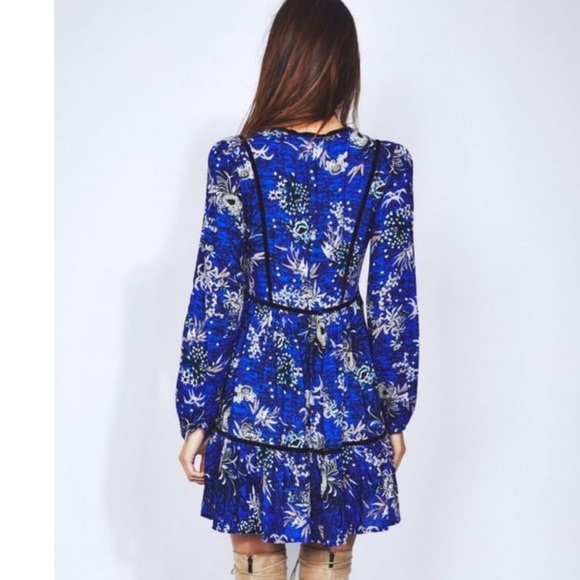 Jaase Lotus Moonlight Blue Jessie Floral Dress - Picture 2 of 8